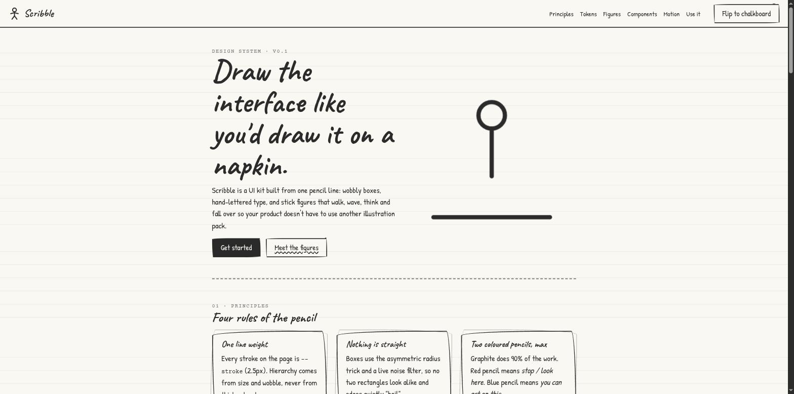 Scribble design system